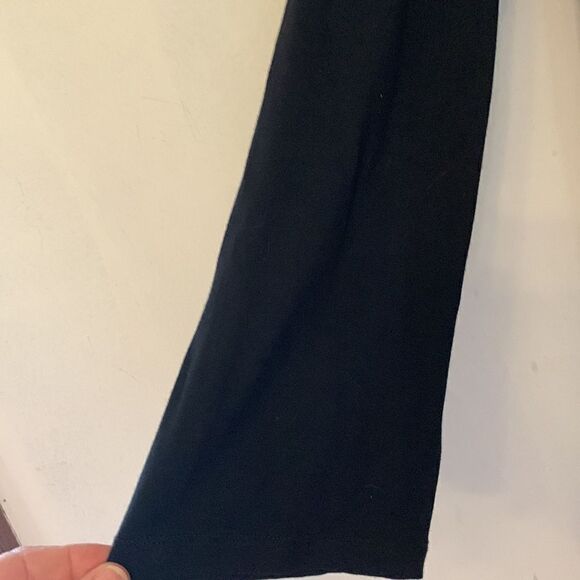 BOSTON PROPER  TUNIC Black hooded v neck Size M NWT - Picture 3 of 9